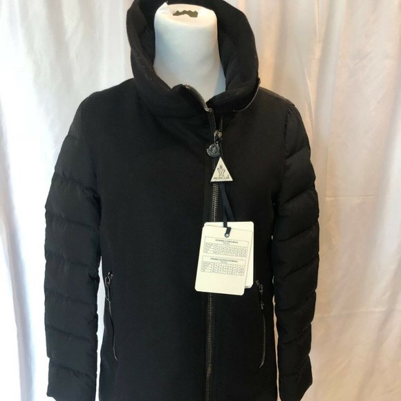 Moncler Womens Aglaia Wool Down Quilted 